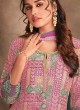 Shagufta Printed Salwar Kameez In Pink Color